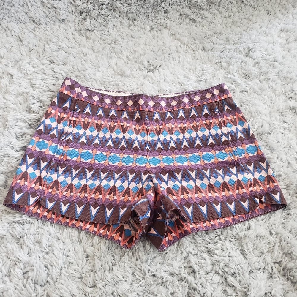 J.CREW Geometric Pattern Shorts